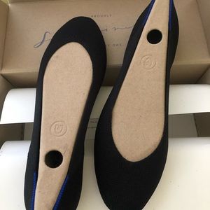 Rothy’s Square Black Flats
